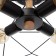 Chandelier 2231/4 E27 40W Black 57x50x18 cm Bayerlux