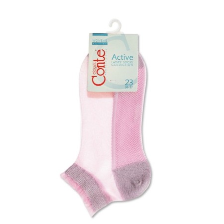 Women's socks CONTE Elegant Active, size 23, lilac color-2