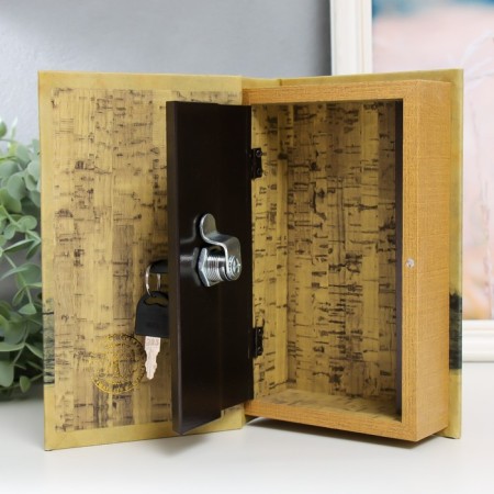 Safe Brush Tree leatherette "Count Monte Cristo" 21x13x5 cm-3