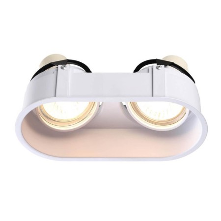 Cloud lamp, 2x50 watts, GU10, white color, 155x75mm