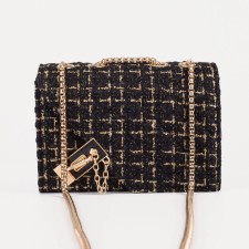 Bag Messenger on the valve, black color