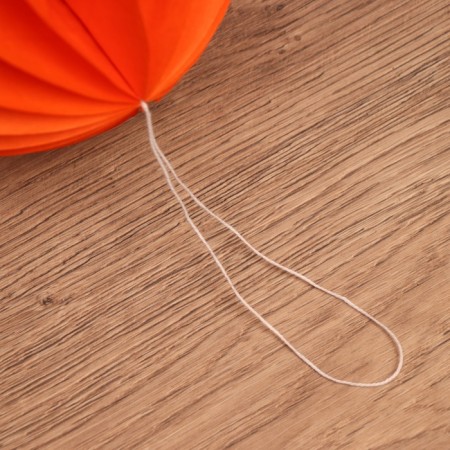 Ball paper decorative, diameter 20 cm, col. orange-1