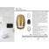 Ceiling light Feron ML178, IP20, GU10, 35 W, 70x70x100 mm, color gold