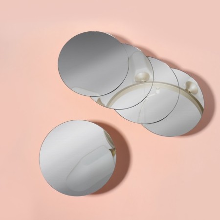 A set of interior mirrors for decoration, 5 pcs, D = 22 cm-1
