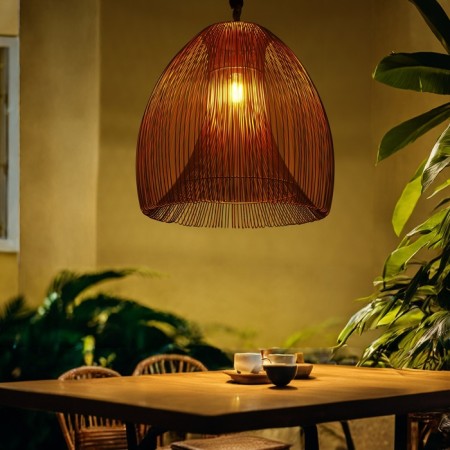 Ceiling lamp "Flop" Golden 1x40W, E27, 43x43x53 cm