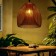 Ceiling lamp "Flop" Golden 1x40W, E27, 43x43x53 cm