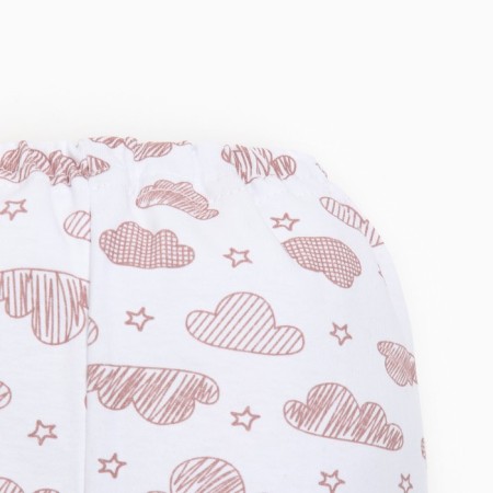 Children's sliders, white color/clouds, height 74cm-1
