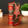 Safe wood leather "Best of the best" 17x11x5 cm