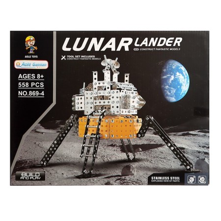 Metal designer "Station on the Moon", 558 parts-1