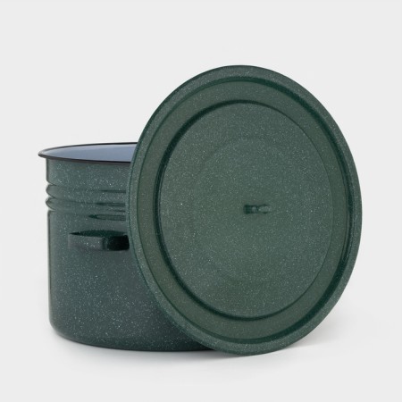 Enameled tank, 32 l, induction, green color-1
