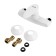 Soul mixer Zein Z3670, one-leaf, without a shower set, ABS plastic, white