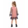 Dress for girls, height 86 cm, gray color
