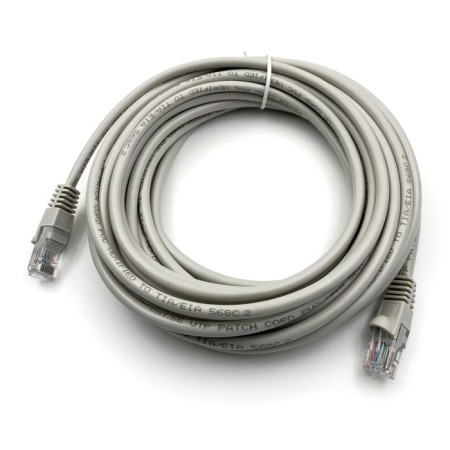 Buro UTP 4 pairs CAT5E CCA Molded 7M Gray RJ-45 (M) -RJ-45 (M)