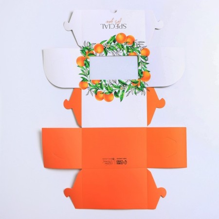 Confectionery packaging Bilateral "Orange", 16 x 10 x 10 cm-5