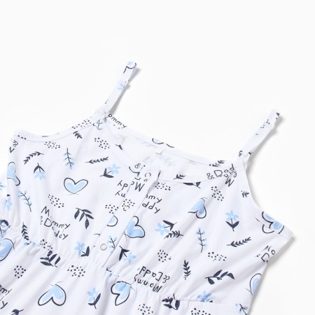 Night shirt female "soon mother", blue color, size 48-1