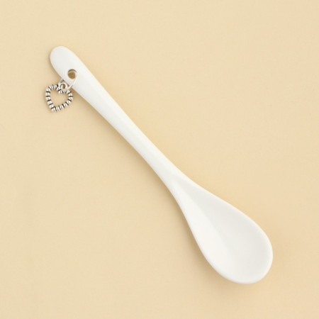 Spoon souvenir “love and good”, ceramics, 2.5 x 12.5 cm.-1