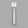 Nail glass for nails, 14 cm, in case, transparent/silver color