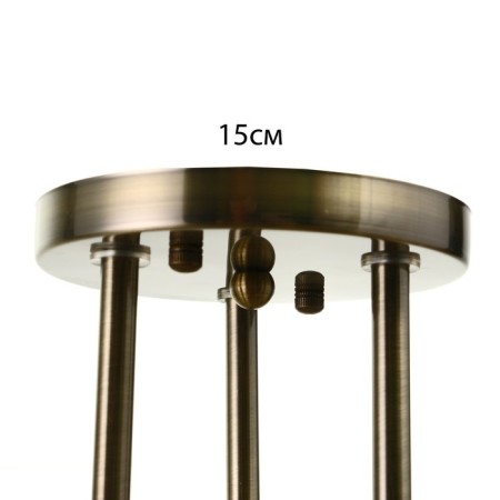 Люстра "Аста" 3хЕ27 40Вт бронза 65х65х26 см BayerLux-4