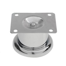 Furniture support 50*50 mm (B-140) 0.6 mm, chrome /100 /