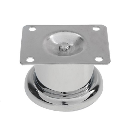 Furniture support 50*50 mm (B-140) 0.6 mm, chrome /100 /