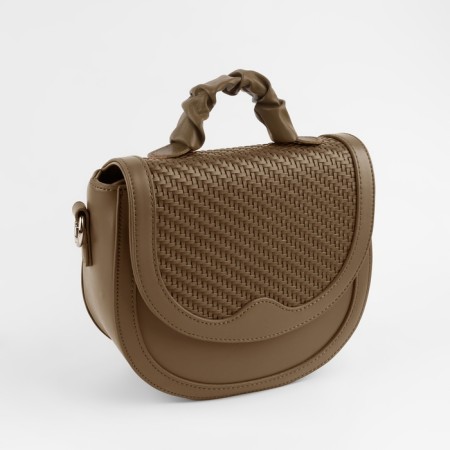 Bag for a bag, sewing, 18 × 3.5 cm, brown color-4