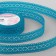 The tape is decorative, repression "openwork flowers", 25 mm × 9.1 ± 0.5 m, the color of bright blue