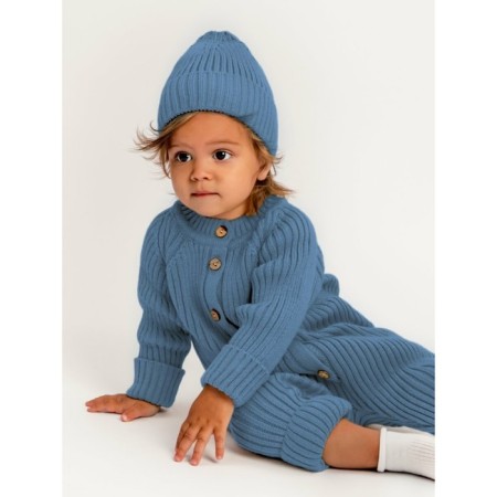 Knitted Knitty Children's Pure Love Tot, height 62 cm, blue color-15