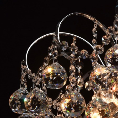 Chaler "Pearls" 6x60W E14 Chrome-4