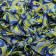 Payer satin fabric stuffed, width 150 cm, blue-blue color