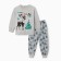 Pajamas for a boy, gray color, height 104 cm