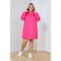 Female dress, size 66, pink color