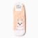 Women's terry socks "Alpaka", peach color, size 36-40