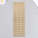 Semi -busines self -adhesive d 6 mm, gold