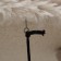 Claw "Pigger" with a lounger, oval, 58 x 36 x 39cm, fluffy fur, jute, beige