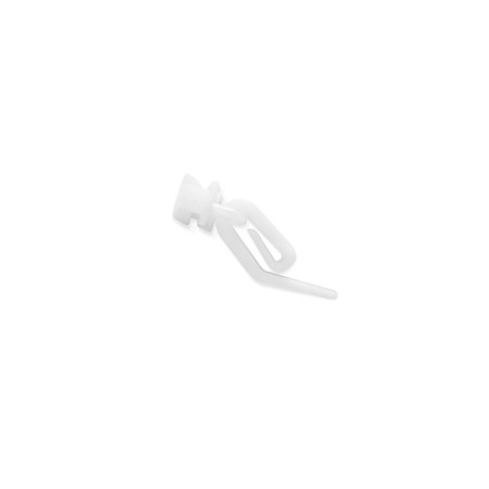 Curtain hook, with a runner, 50 pcs