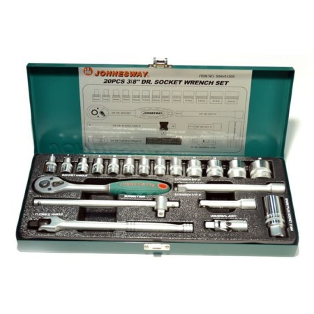Set of end heads Jonnesway S04H3120S, 20 items
