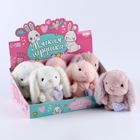 Soft toy in showbox, bunny, mix-1