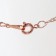 Set 3 objects: earrings, pendant, ring "Edel" rhombus perfection, pink color in gold, 45 cm