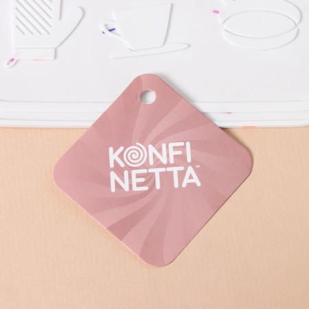 Hot "confetti" stand, 17.4 × 17.4 cm, white color-4