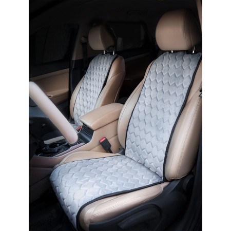 Kittle Kittle Kitchers for the Front seats universal Airline "Alcantara", 2 objects, color gray color-1