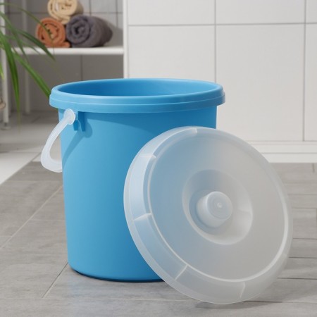 A bucket with a lid Darel plast, 20 l, color mix-2