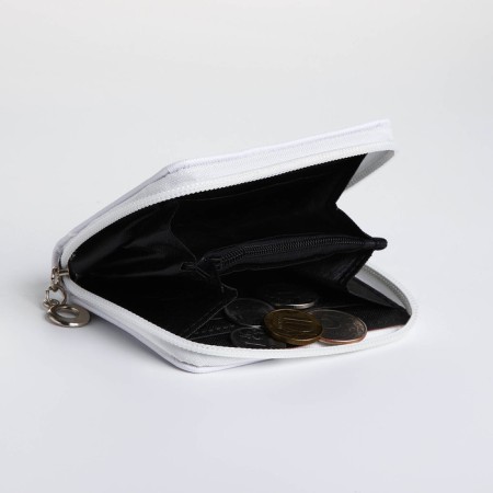 Children's wallet with lightning, white color-4