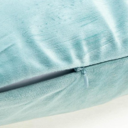 Decorative pillowcase with brushes Ethel Color Blue, 45x45 cm, polyester, velor-3