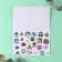 Stickers in the book "Cosmography" + 3 background holography 20.7x14.2 cm