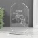 Souvenir Glass Stela "Result" 16x11x4.5 cm