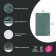 Bathroom mat IDDIS, 50x80 cm, microfiber, dark green color
