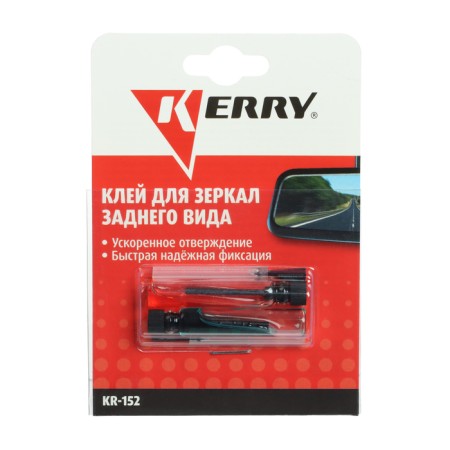Glue for rear-view mirrors Kerry, 0.5 g, set 2 pcs KR-152