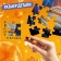 Training puzzle "Solar System", with stickers and cards