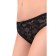 Erotic panties Erolata, with an insert of stretch nets, black, size 50-52