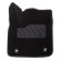 3D mats for Toyota C-HR, 4WD, 2016-2019, black, set